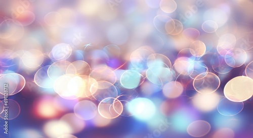 bokeh effect christmas lights seamless pattern for background