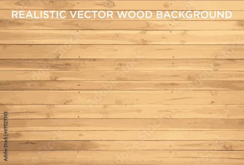 Vector illustration of a realistic vector wood background featuring a plank floor