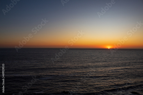  pôr-do-sol no oceano pacífico Viña del Mar Valparaíso Chile