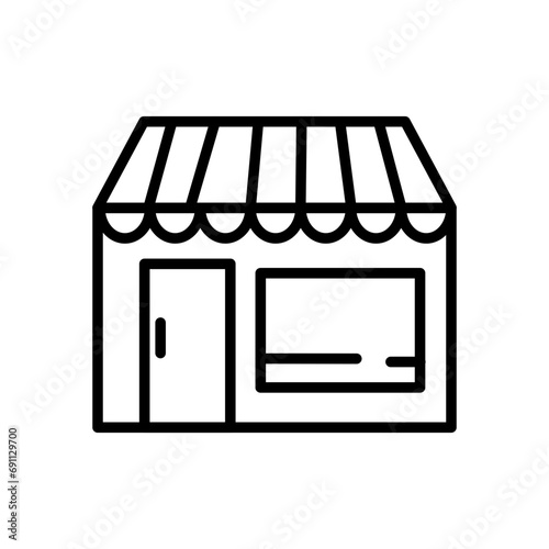 SME icon. small and medium size enterprise or startup shop front store vector logo. sme business marketplace loan service symbol set. sme stall front store icon