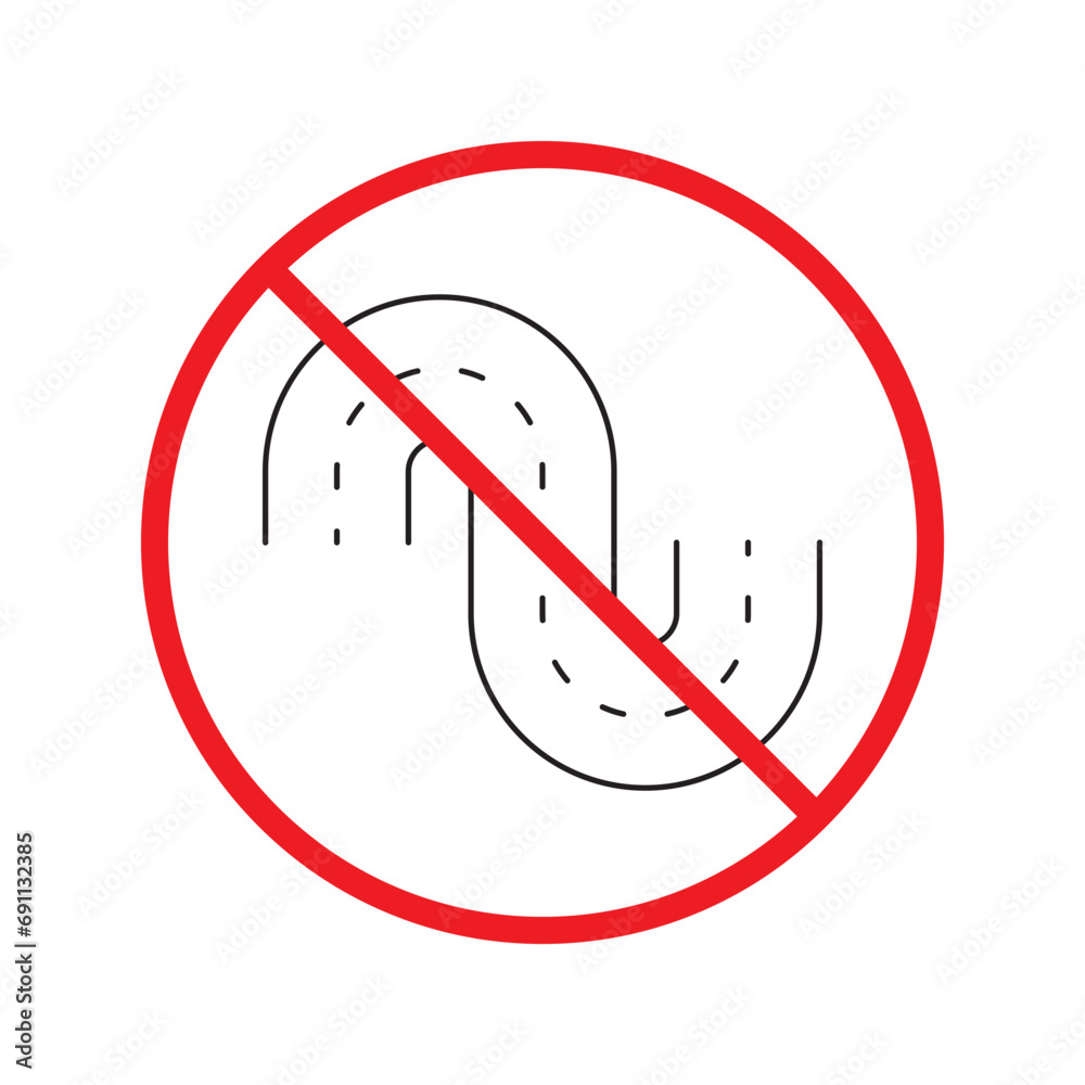 Forbidden road icon. No pass vector icon. No access pictogram. Prohibited road sign vector icon. Warning, danger, caution, attention, restriction. No way flat pictogram. Do not enter. Danger turn icon Forbidden road icon. No pass vector icon. No access pictogram. Prohibited road sign vector icon. Warning, danger, caution, attention, restriction. No way flat pictogram. Do not enter. Danger turn icon