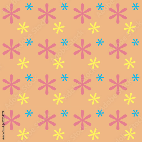 seamless pattern with flowers, Seamless colorful ditsy flower pattern, Small multi flower Pattern, Allover floral print