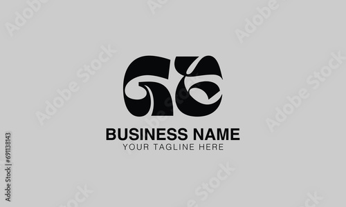 GE G ge initial logo | initial based abstract modern minimal creative logo, vector template image. luxury logotype logo, real estate homie logo. typography logo. initials logo