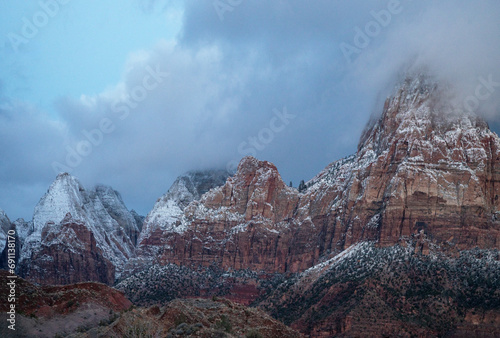 Zion Canyon Winter