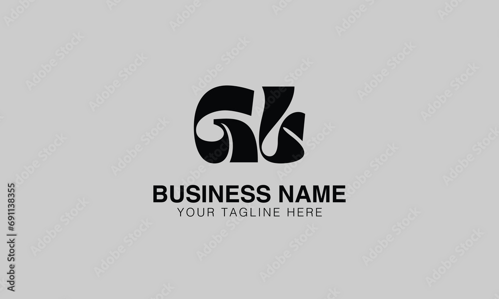 GL G gl initial logo | initial based abstract modern minimal creative ...