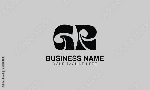 GR G gr initial logo | initial based abstract modern minimal creative logo, vector template image. luxury logotype logo, real estate homie logo. typography logo. initials logo