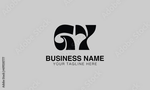 GY G gy initial logo | initial based abstract modern minimal creative logo, vector template image. luxury logotype logo, real estate homie logo. typography logo. initials logo photo