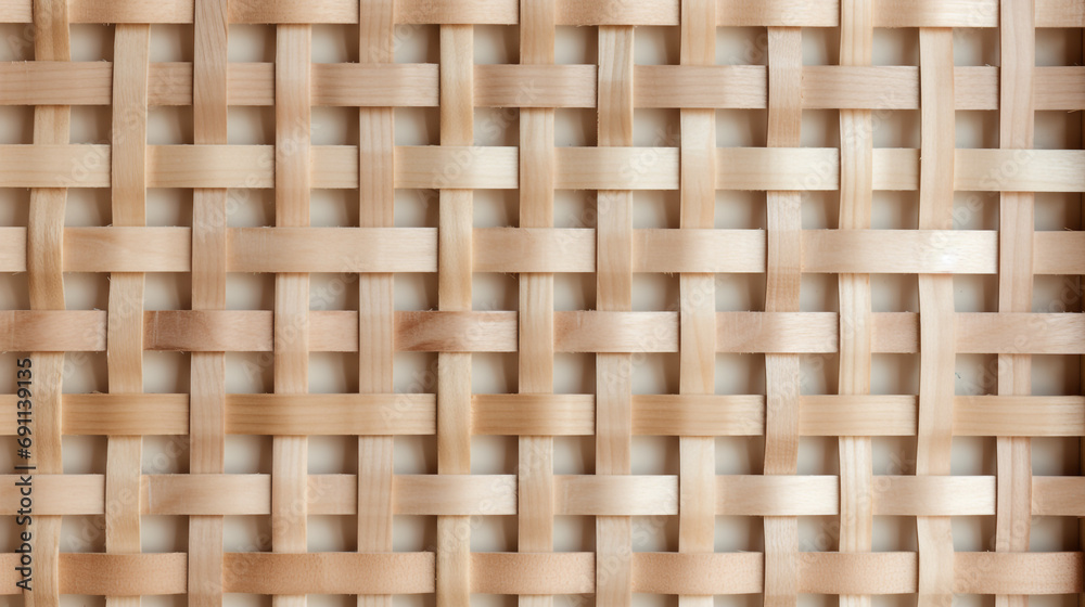 Seamless square grid wood lattice texture isolated on transparent background created with Generative Ai Seamless square grid wood lattice texture isolated on transparent background created with Generative Ai