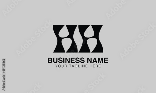 HH H hh initial logo | initial based abstract modern minimal creative logo, vector template image. luxury logotype logo, real estate homie logo. typography logo. initials logo
