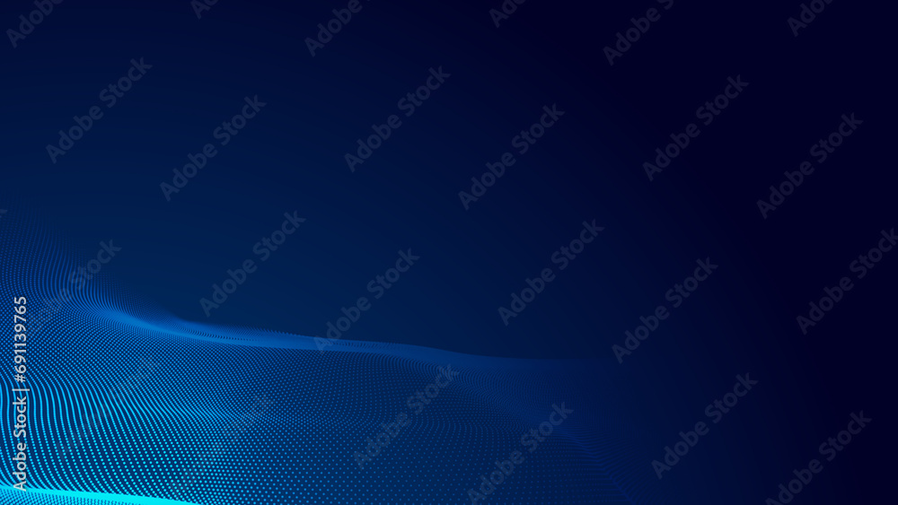 Abstract dot white blue wave gradient texture technology background. Abstract dot white blue wave gradient texture technology background.