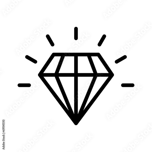 Values icon. core customer business value with royal gem jewel stone vector mark. precious diamond jewellery for vip client by excellent service symbol. add values to shiny diamond sign set 
