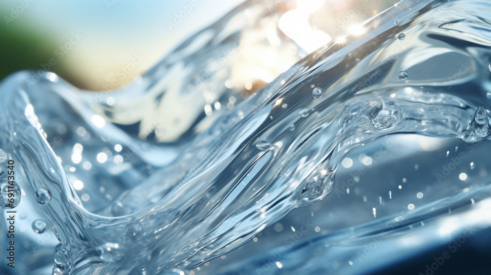 realistic macro close up photo of clear ice formation created with Generative Ai realistic macro close up photo of clear ice formation created with Generative Ai