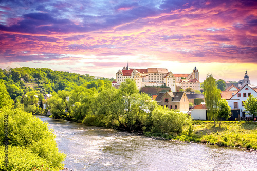 Blick über Colditz, Sachsen, Deutschland  photo