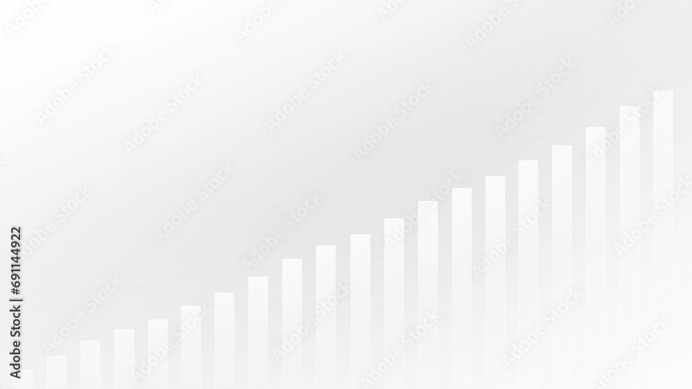 Fototapeta premium Abstract graph chart of stock market trade background.