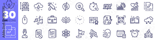 Energy, Time and Car charging line icons pack. Face attention, Coronavirus statistics, Account web icon. Chemistry atom, Document signature, Certificate pictogram. Antistatic. Vector