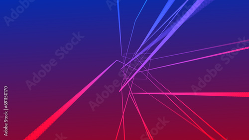 Abstract red blue colors with lines pattern texture business background.