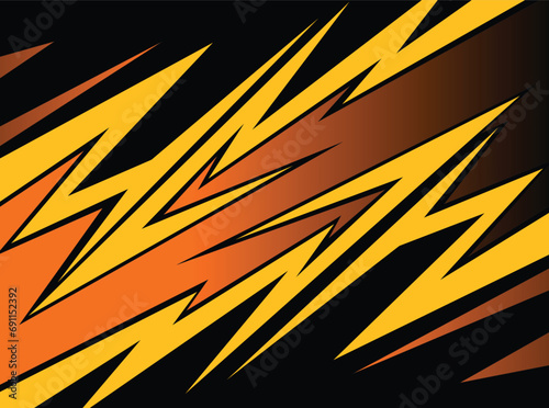 Abstract background with reflective spike arrow line pattern. Abstract racing themed background