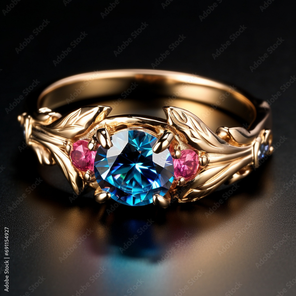 golden ring with diamonds golden ring with diamonds