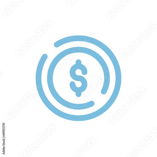 Business, cash, coin, dollar, finance, money, payment Icon