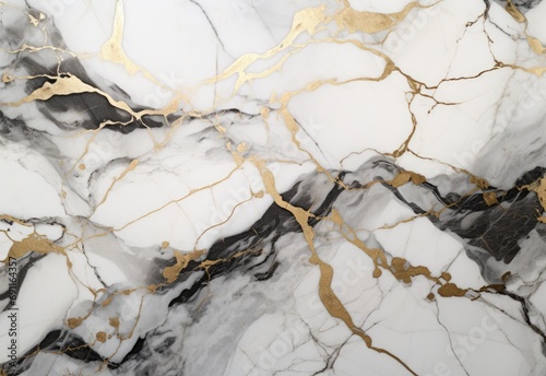 a close up image of marble with gold leaf detail