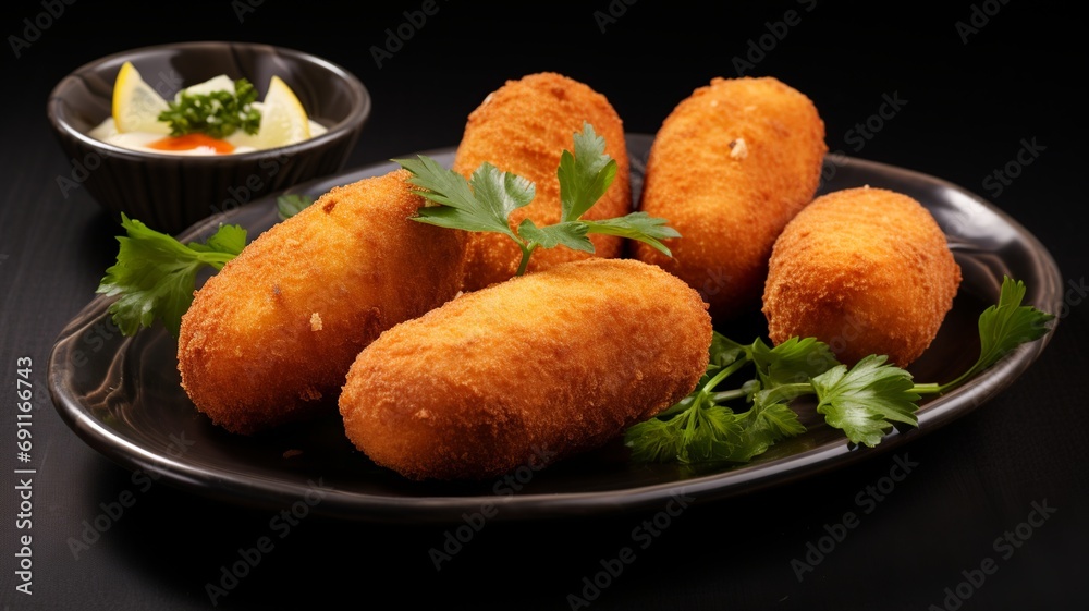 Ham and Chicken Croquetas Minimalist
Ham and Chicken Croquetas Minimalist