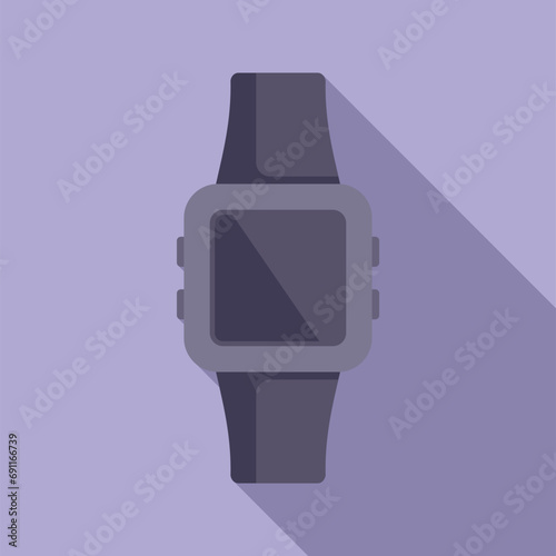 Data network band icon flat vector. System sport. Device digital