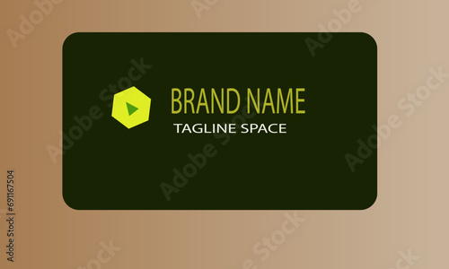Modern card template professional visiting card design Vector	