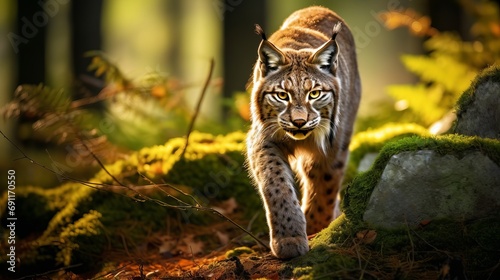The bavarian national park in eastern germany is where you can see the european lynx. © Elchin Abilov