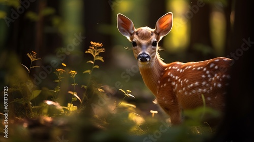 The trees are home to a charming deer © Akbar