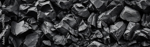 Black and white stone background texture photo