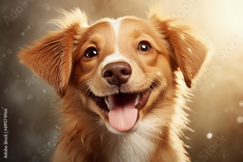 dog smiling and happy © Elements Design