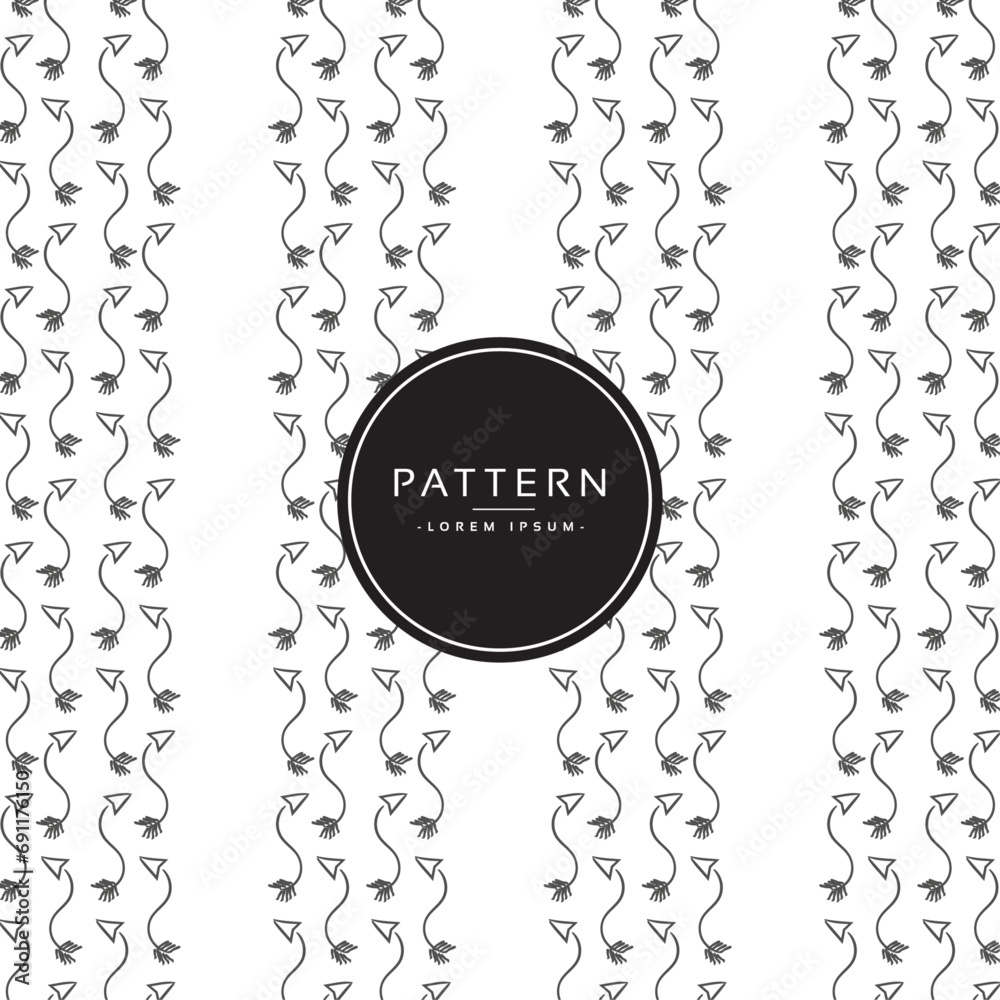 seamless pattern tribal line  vector background
