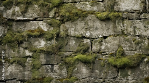  a close up of a stone wall with moss growing on the rocks and moss growing on the rocks and moss growing on the rocks and moss growing on the rocks.