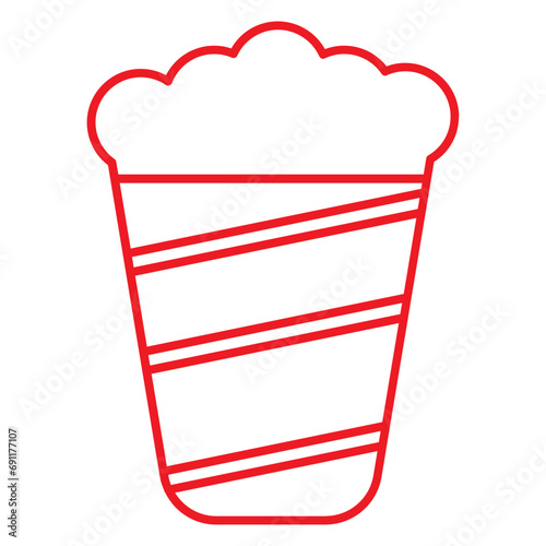 red carnival icon