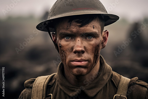 World war one British soldier.