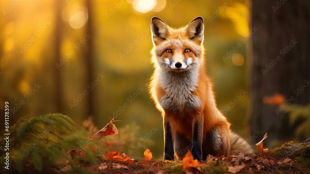 European forests are where red fox vulpes can be found. European forests are where red fox vulpes can be found.