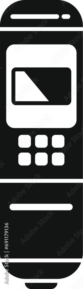 Solution food ph meter icon simple vector. Paper sensor. Device kit Solution food ph meter icon simple vector. Paper sensor. Device kit