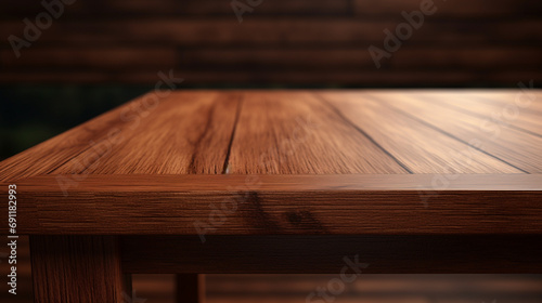 木のテーブル、机
