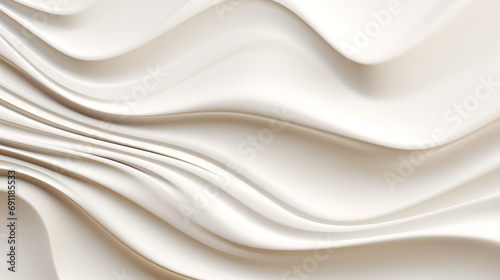 cream background with wavy shapes,