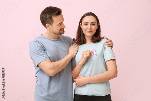 Lovely couple with pink rib...