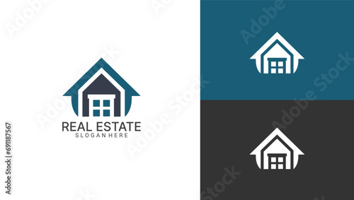 professional real estate and property management vector logo design template for your company or business.