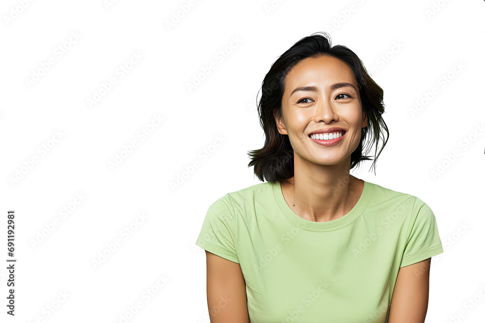 Close up of a happy chinese woman Close up of a happy chinese woman