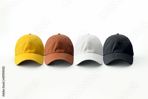 Baseball cap mockup. Background with selective focus and copy space