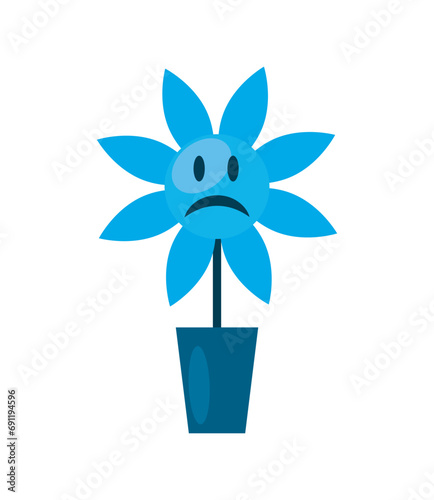 blue monday flower