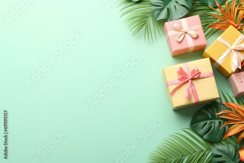 premium special surprise celebration gift boxes with copy space © DailyLifeImages