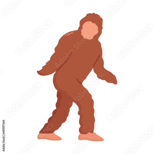 Bigfoot icon clipart avatar logotype isolated vector illustration © Oksana