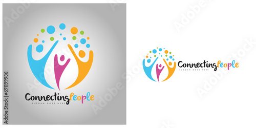 Unity Hub: Where Paths Converge - Connecting People Logo.