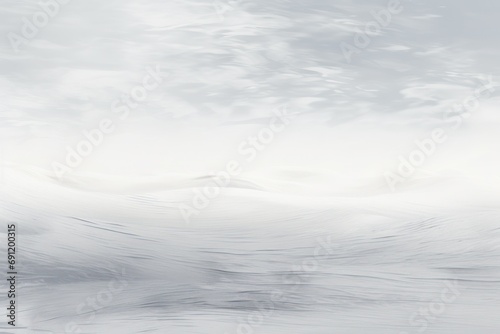 An abstract snowy landscape with minimalist lines and shapes in white and gray