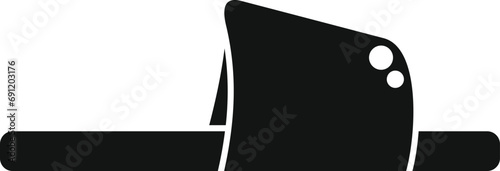 Comfortable slippers icon simple vector. Funny feet. Indoor cozy garment