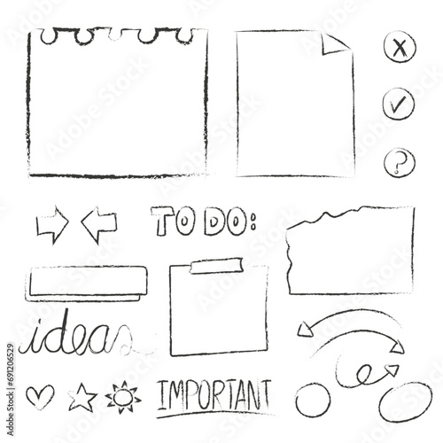 Bullet journal elements 1